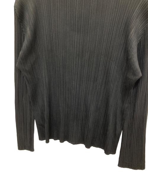 PLEATS PLEASE（プリーツプリーズ）PLEATS PLEASE (プリーツプリーズ) プリーツブラウス ブラック サイズ:4の古着・服飾アイテム