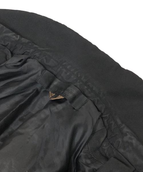 COMME des GARCONS COMME des GARCONS（コムデギャルソン コムデギャルソン）COMME des GARCONS COMME des GARCONS (コムデギャルソン コムデギャルソン) ラウンドカラージャケット RQ-J032　AD2015 ブラック サイズ:Mの古着・服飾アイテム