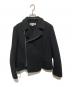ROBE DE CHAMBRE COMME DES GARCONS（ローブドシャンブル コムデギャルソン）の古着「ウールライダースジャケット RN-J021　AD2004」｜グレー