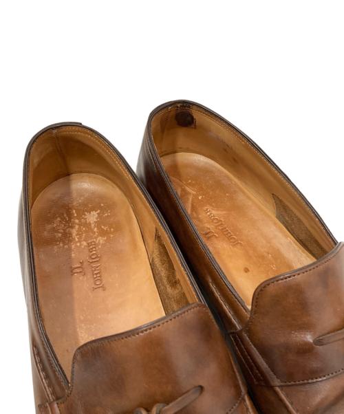 JOHN LOBB（ジョンロブ）JOHN LOBB (ジョンロブ) ミュージアムカーフ ローファー　FOXTON 4596ラスト ブラウン サイズ:8 1/2EEの古着・服飾アイテム