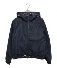 FENDI（フェンディ）の古着「Denim-Effect-Ff-Windbreaker　ズッカ柄 リバーシブルナイロンジャケット　FAA615 AV61」｜ネイビー