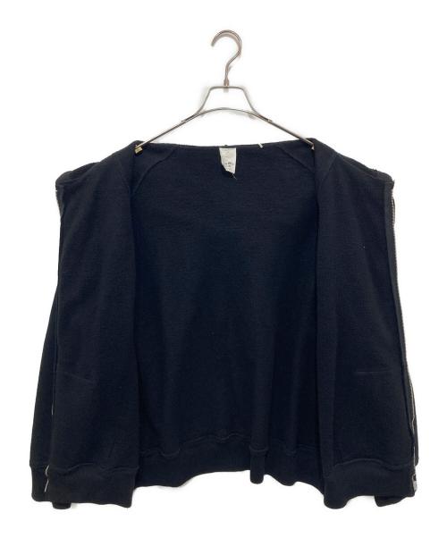 COMOLI（コモリ）COMOLI (コモリ) コットン吊裏毛 ジップパーカー　Y03-05021 ブラック サイズ:3の古着・服飾アイテム