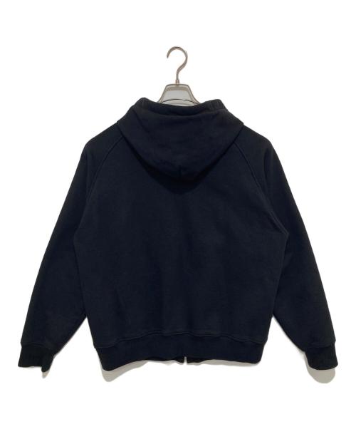 COMOLI（コモリ）COMOLI (コモリ) コットン吊裏毛 ジップパーカー　Y03-05021 ブラック サイズ:3の古着・服飾アイテム