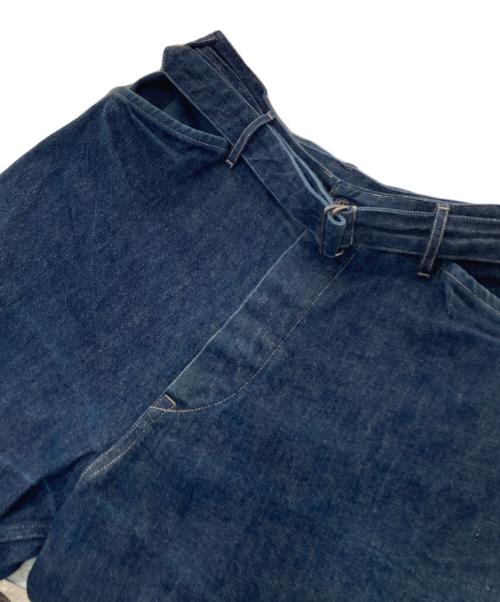 COMOLI（コモリ）COMOLI (コモリ) ベルテッドパンツデニムパンツ 	S03-03012 インディゴ サイズ:2の古着・服飾アイテム