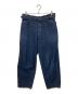 COMOLI（コモリ）の古着「ベルテッドパンツデニムパンツ 	S03-03012」｜インディゴ