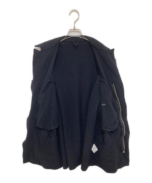 COMOLI（コモリ）COMOLI (コモリ) 縮絨ウール ミリタリージャケット　Y03-01010 ネイビー サイズ:3の古着・服飾アイテム