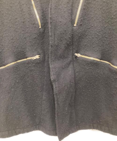 COMOLI（コモリ）COMOLI (コモリ) 縮絨ウール ミリタリージャケット　Y03-01010 ネイビー サイズ:3の古着・服飾アイテム