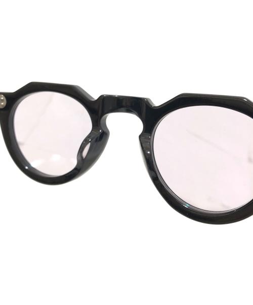Lesca Lunetier（レスカルネティエ）Lesca Lunetier (レスカルネティエ) Mod.Pica COL.100　メガネ　アイウェア　フランスブランド ブラックの古着・服飾アイテム