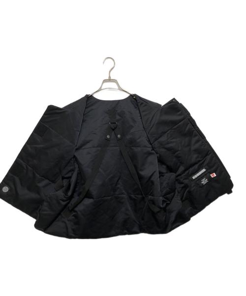 NEIGHBORHOOD（ネイバーフッド）NEIGHBORHOOD (ネイバーフッド) TACTICAL/N-VEST　中綿　パファーナイロンベスト　テクニカルベスト　PRIMALOFT　192PPNH-JKM04 ブラック サイズ:Lの古着・服飾アイテム