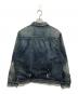 NEIGHBORHOOD (ネイバーフッド) SAVAGE STOCKMAN TYPE-B/C-JKT　ペイント加工デニムジャケット　192YTNH-JKM02 インディゴ サイズ:L：45000円