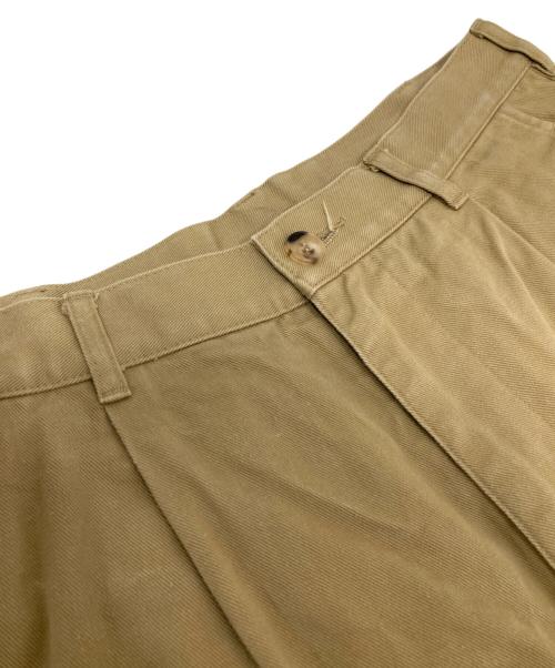 COMME des GARCONS HOMME（コムデギャルソン オム）COMME des GARCONS HOMME (コムデギャルソン オム) タックパンツ　HL-P028　AD2023 ブラウン サイズ:Sの古着・服飾アイテム