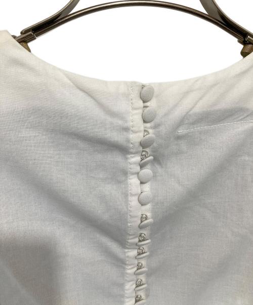 MM6 Maison Margiela（エムエムシックスメゾンマルジェラ）MM6 Maison Margiela (エムエムシックスメゾンマルジェラ) ノースリーブエイズドレス　S62CT0019 S49818 ホワイト サイズ:38の古着・服飾アイテム