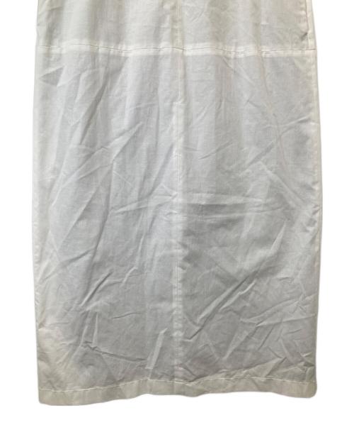 MM6 Maison Margiela（エムエムシックスメゾンマルジェラ）MM6 Maison Margiela (エムエムシックスメゾンマルジェラ) ノースリーブエイズドレス　S62CT0019 S49818 ホワイト サイズ:38の古着・服飾アイテム