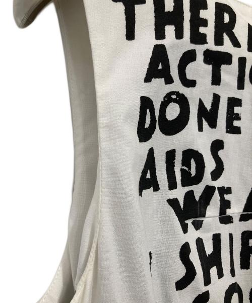 MM6 Maison Margiela（エムエムシックスメゾンマルジェラ）MM6 Maison Margiela (エムエムシックスメゾンマルジェラ) ノースリーブエイズドレス　S62CT0019 S49818 ホワイト サイズ:38の古着・服飾アイテム