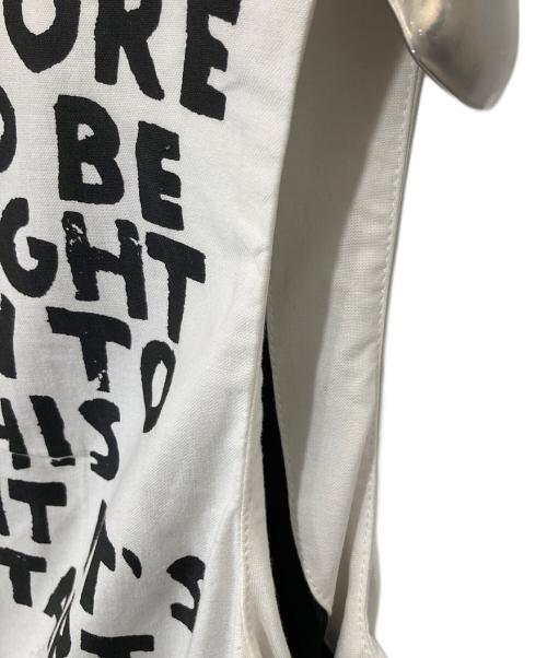 MM6 Maison Margiela（エムエムシックスメゾンマルジェラ）MM6 Maison Margiela (エムエムシックスメゾンマルジェラ) ノースリーブエイズドレス　S62CT0019 S49818 ホワイト サイズ:38の古着・服飾アイテム