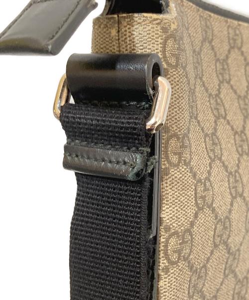 GUCCI（グッチ）GUCCI (グッチ) GGスプリームメッセンジャーバッグ ショルダーバッグ 406374 ブラウンの古着・服飾アイテム
