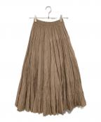 MARIHAマリハ）の古着「草原の虹のスカート　3212234002」｜ベージュ