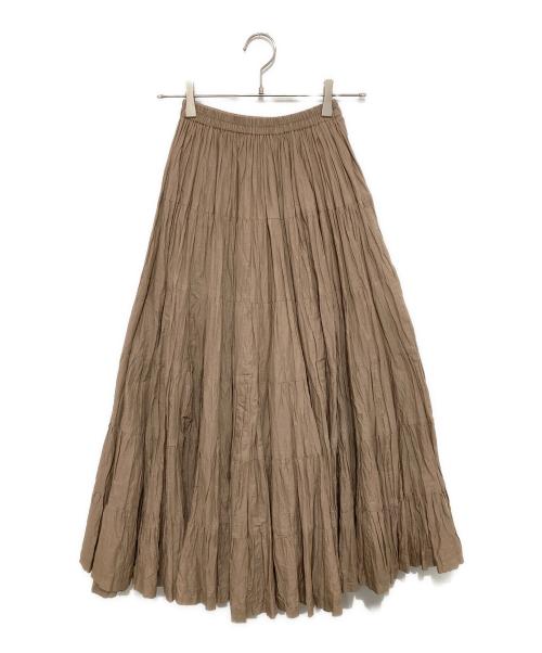 MARIHA（マリハ）MARIHA (マリハ) 草原の虹のスカート　3212234002 ベージュ サイズ:36の古着・服飾アイテム