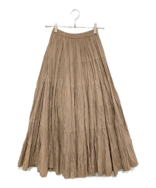 MARIHA（マリハ）MARIHA (マリハ) 草原の虹のスカート　3212234002 ベージュ サイズ:36の古着・服飾アイテム