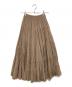 MARIHA（マリハ）の古着「草原の虹のスカート　3212234002」｜ベージュ