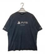BALENCIAGAバレンシアガ）の古着「PS5ロゴプリント半袖Tシャツ」｜ブラック