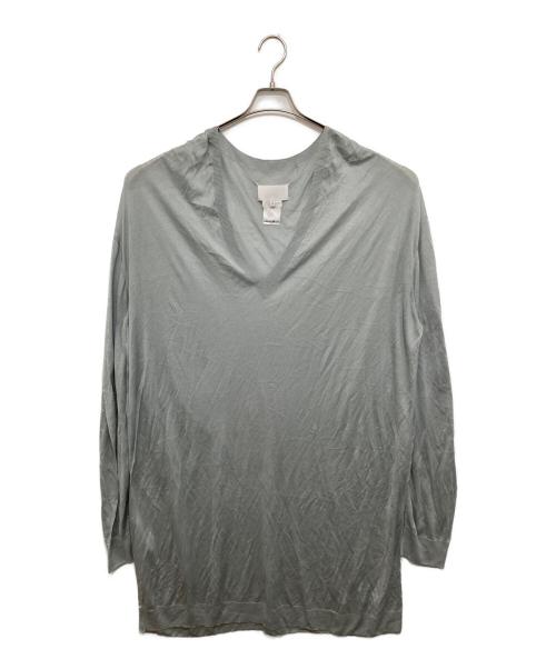 MARTIN MARGIELA（マルタン・マルジェラ）Martin Margiela (マルタン・マルジェラ) シルクニットワンピース/S29HA0484 グレー サイズ:Sの古着・服飾アイテム