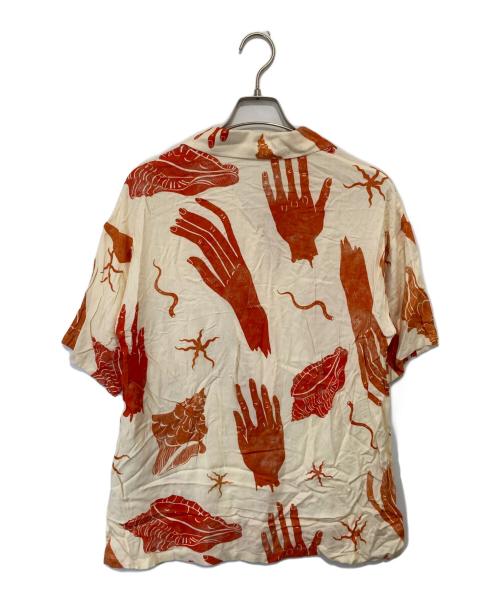 Acne studios（アクネ ストゥディオズ）Acne studios (アクネ ストゥディオズ) アロハ オープンカラーシャツ   FN-WN-BLOU00320 アイボリー サイズ:36の古着・服飾アイテム