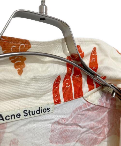 Acne studios（アクネ ストゥディオズ）Acne studios (アクネ ストゥディオズ) アロハ オープンカラーシャツ   FN-WN-BLOU00320 アイボリー サイズ:36の古着・服飾アイテム