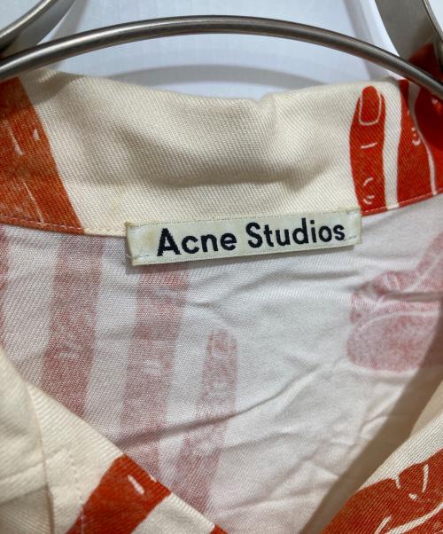 Acne studios（アクネ ストゥディオズ）Acne studios (アクネ ストゥディオズ) アロハ オープンカラーシャツ   FN-WN-BLOU00320 アイボリー サイズ:36の古着・服飾アイテム