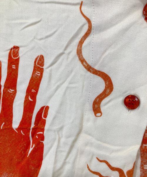 Acne studios（アクネ ストゥディオズ）Acne studios (アクネ ストゥディオズ) アロハ オープンカラーシャツ   FN-WN-BLOU00320 アイボリー サイズ:36の古着・服飾アイテム