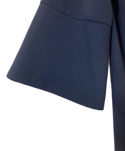 ADORE（アドーア）ADORE (アドーア) クリアジョーゼットワンピース ネイビー サイズ:36の古着・服飾アイテム