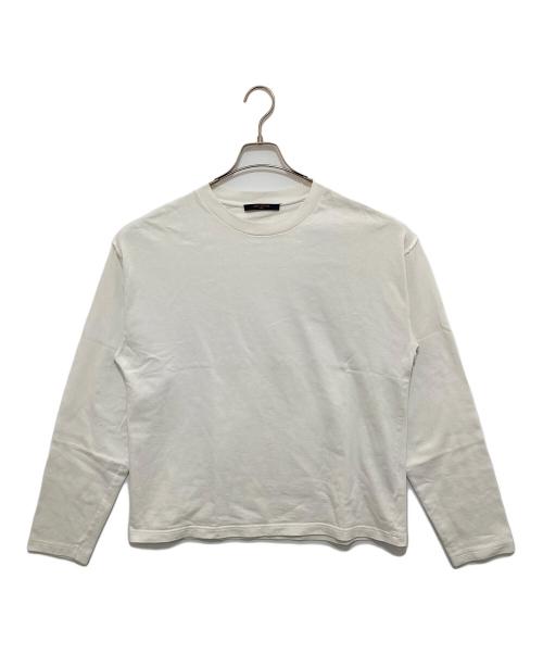 LOUIS VUITTON（ルイ ヴィトン）LOUIS VUITTON (ルイ ヴィトン) 19SS Inside-Out Long Sleeve T-Shirt(インサイドアウト ロングスリーブTシャツ カットソー） RM191 JYN HGY88W ホワイト サイズ:Mの古着・服飾アイテム