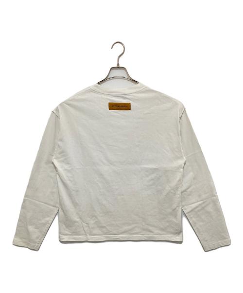LOUIS VUITTON（ルイ ヴィトン）LOUIS VUITTON (ルイ ヴィトン) 19SS Inside-Out Long Sleeve T-Shirt(インサイドアウト ロングスリーブTシャツ カットソー） RM191 JYN HGY88W ホワイト サイズ:Mの古着・服飾アイテム