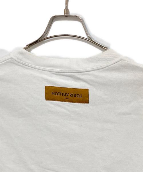 LOUIS VUITTON（ルイ ヴィトン）LOUIS VUITTON (ルイ ヴィトン) 19SS Inside-Out Long Sleeve T-Shirt(インサイドアウト ロングスリーブTシャツ カットソー） RM191 JYN HGY88W ホワイト サイズ:Mの古着・服飾アイテム
