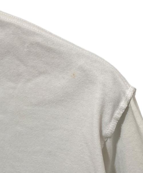 LOUIS VUITTON（ルイ ヴィトン）LOUIS VUITTON (ルイ ヴィトン) 19SS Inside-Out Long Sleeve T-Shirt(インサイドアウト ロングスリーブTシャツ カットソー） RM191 JYN HGY88W ホワイト サイズ:Mの古着・服飾アイテム