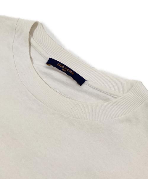 LOUIS VUITTON（ルイ ヴィトン）LOUIS VUITTON (ルイ ヴィトン) 19SS Inside-Out Long Sleeve T-Shirt(インサイドアウト ロングスリーブTシャツ カットソー） RM191 JYN HGY88W ホワイト サイズ:Mの古着・服飾アイテム