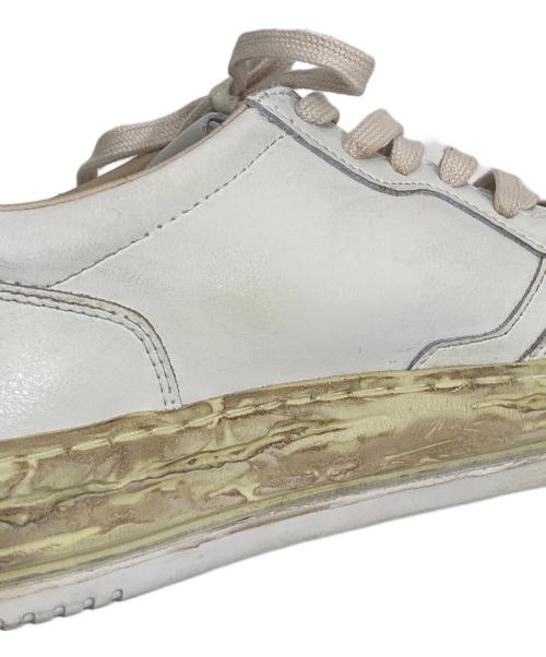 AUTRY（オートリ―）AUTRY (オートリ―) Maison MIHARA YASUHIRO (メゾン ミハラ ヤスヒロ) ローカットスニーカー ホワイト サイズ:43の古着・服飾アイテム