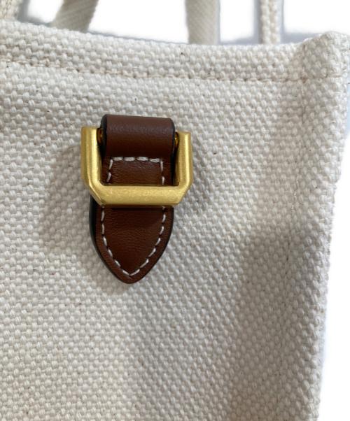 BALLY（バリー）BALLY (バリー) AKELEI TOTE XS ミニ トートバッグ キャンバス　アケライトートXS　WAE05D アイボリーの古着・服飾アイテム