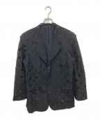 ISSEY MIYAKE MENイッセイミヤケメン）の古着「1995AW テーラードジャケット ME53-FD070 /  銀タグ」｜ブラック