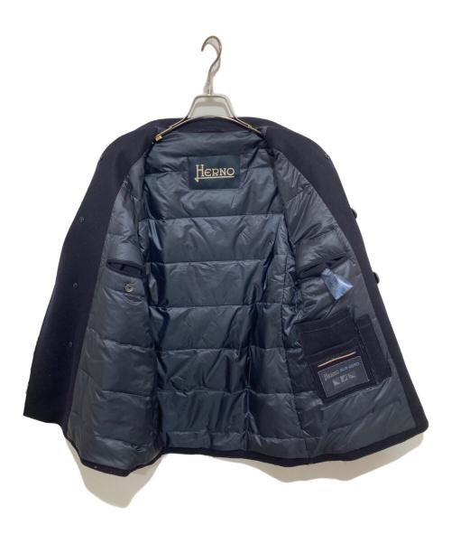 HERNO（ヘルノ）HERNO (ヘルノ) ウールPコートUB-ZERO GI0012U-39056-9200 ネイビー サイズ:50の古着・服飾アイテム