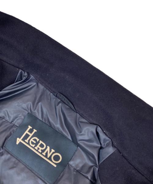 HERNO（ヘルノ）HERNO (ヘルノ) ウールPコートUB-ZERO GI0012U-39056-9200 ネイビー サイズ:50の古着・服飾アイテム