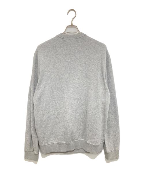 BURBERRY LONDON ENGLAND（バーバリー ロンドン イングランド）BURBERRY LONDON ENGLAND (バーバリー ロンドン イングランド) ニット切替クルーネックスウェット　8033045 グレー サイズ:Lの古着・服飾アイテム
