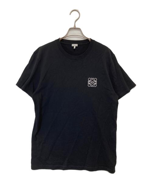 LOEWE（ロエベ）LOEWE (ロエベ) アナグラム刺繍Tシャツ　H526Y22X75 ブラック サイズ:Mの古着・服飾アイテム
