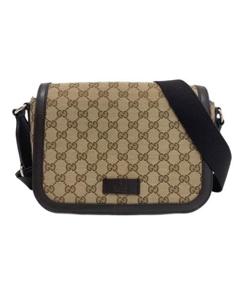 GUCCI（グッチ）GUCCI (グッチ) GGキャンバスショルダーバッグ　449172の古着・服飾アイテム