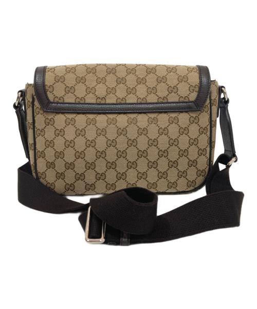 GUCCI（グッチ）GUCCI (グッチ) GGキャンバスショルダーバッグ　449172の古着・服飾アイテム