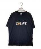LOEWEロエベ）の古着「パンジー ロゴ Tシャツ　H526Y22J23」｜ブラック