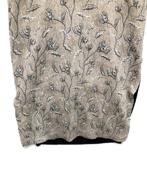 ebony eyes（エボニーアイズ）ebony eyes (エボニーアイズ) FLOWER JACQUARD LONG HOODIE / フラワージャカードロングフーディー ブラック サイズ:１の古着・服飾アイテム