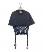 ISABEL MARANTイザベルマラン）の古着「TEXANA（テキサナブラックコットンTシャツ）TS0199FA-B2N021」｜ブラック