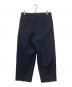 BLURHMS (ブラームス) Wool Surge Super Wide Slacks　ウールサージスーパーワイドスラックス　BHS22F010A ネイビー サイズ:3：20000円
