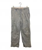 A.PRESSEアプレッセ）の古着「ブリーチ ウォッシュド デニムパンツ 23SAP-04-41M」｜インディゴ